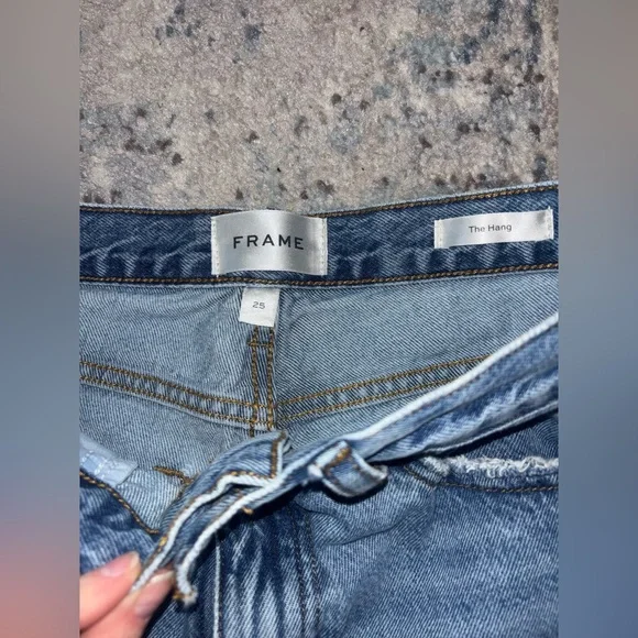 Frame Denim Women's Light Blue Relaxed Jeans - Picture 2 of 9